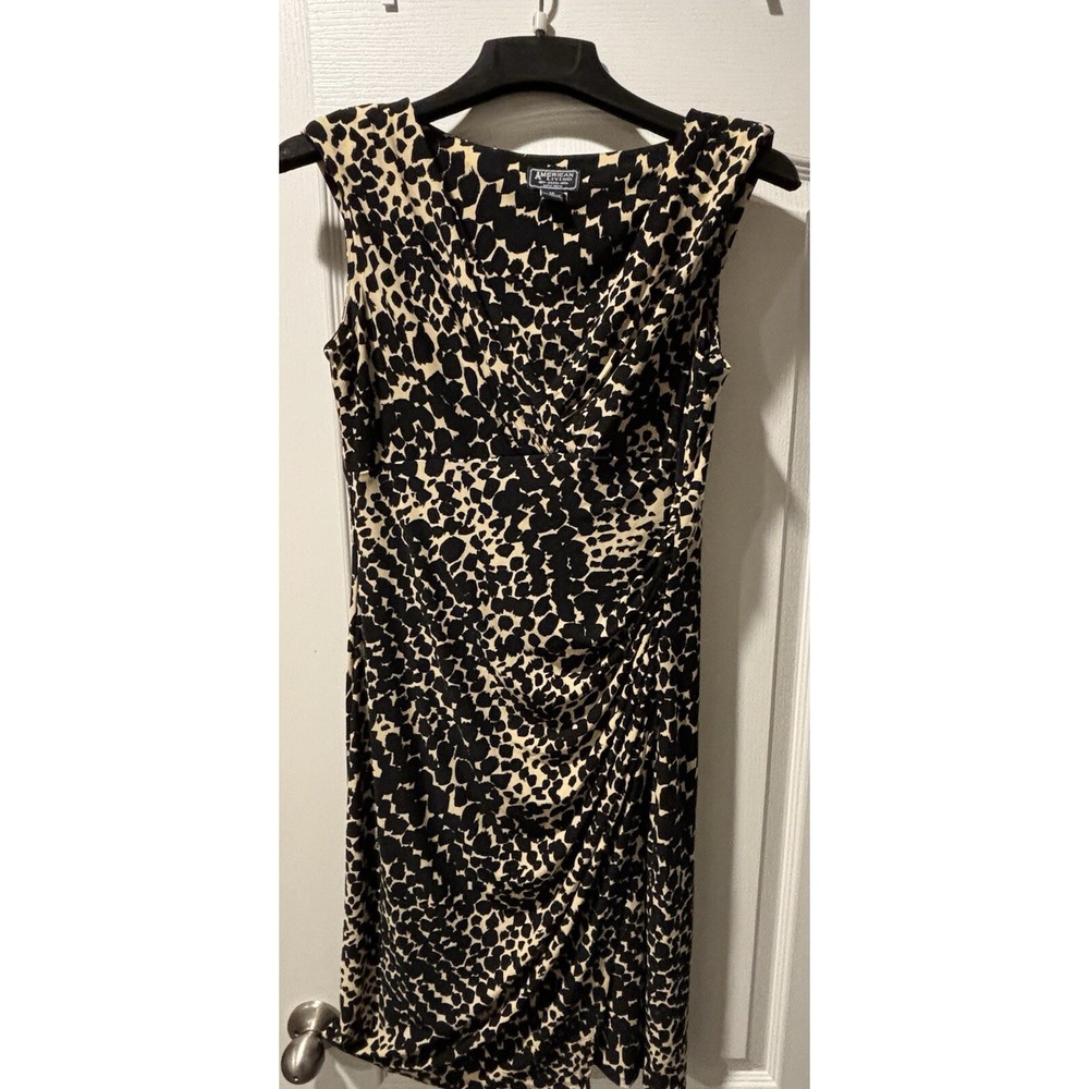 American Living‎ Dress Womens 12 Wrap Gathered Waist Pre-Owned